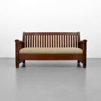 L & JG Stickley Settee - Sold for $3,000 on 04-11-2015 (Lot 195).jpg